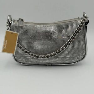 Michael Kors Metallic Silver Shoulder Bag